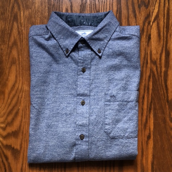 Southern Tide flannel long sleeve button down shirt - Picture 2 of 4